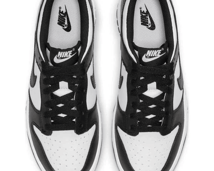 Men's Dunk Low White Black Shoes