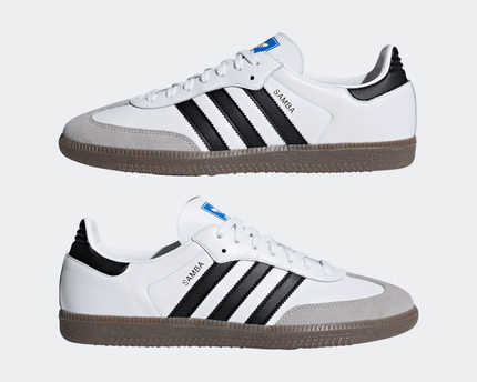 Men's Adidas Samba OG White Black Shoes