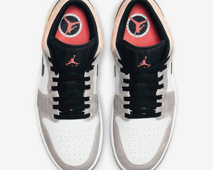 Men's Air Jordan 1 Low SE Black Magic Ember Shoes