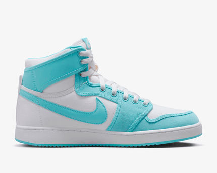 Men's Jordan 1 KO Bleached Aqua White Shoes