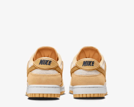 Men's Dunk Low Gold Suede Shoes