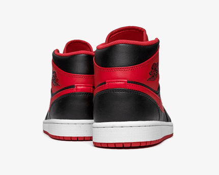 Men's Air Jordan 1 Mid Alternate Bred Shoes