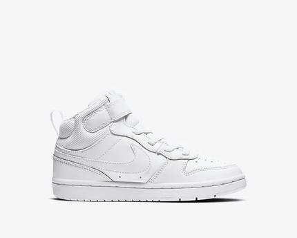 Men's Court Borough Mid 2 White Shoes