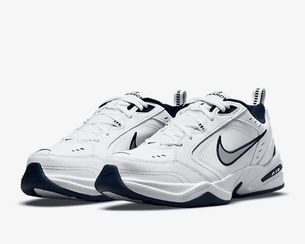 Men's Air Monarch 4 White Blue Shoes