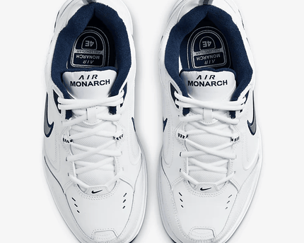 Men's Air Monarch 4 White Blue Shoes