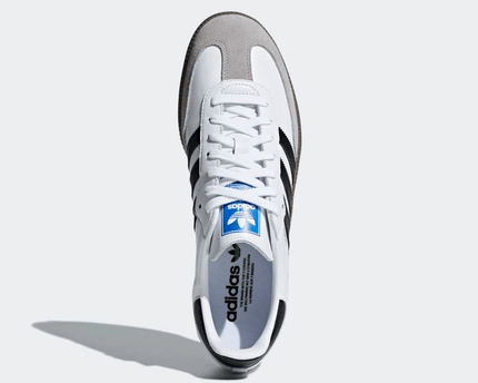 Men's Adidas Samba OG White Black Shoes