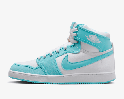 Men's Jordan 1 KO Bleached Aqua White Shoes