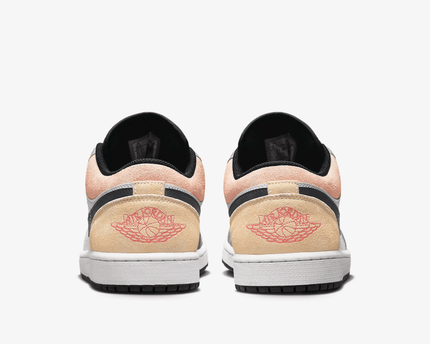 Men's Air Jordan 1 Low SE Black Magic Ember Shoes