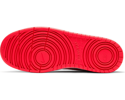 Men's Court Borough Mid 2 Black University Red Shoes