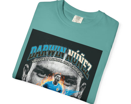 Darwin Nunez 19 Soccer Player T-Shirt, 2026 World Cup Tee, Uruguay Flag