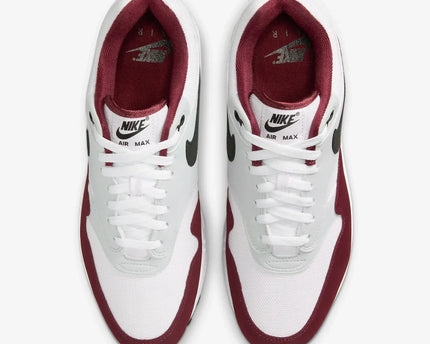 Men's Air Max 1 Red And White Shoes