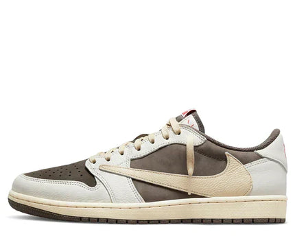 Men's Travis Scott x Air Jordan 1 Low OG 'Reverse Mocha' Shoes