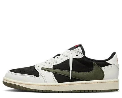 Men's Travis Scott x Air Jordan 1 Low OG SP 'Travis Scott Medium Olive' Shoes