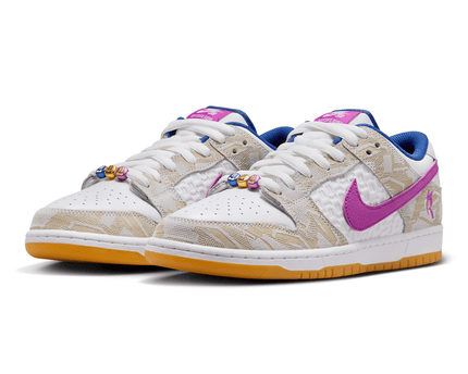 Men's Dunk Low Ãƒâ€”Rayssa Leal White Blue Purple Shoes