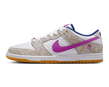 Men's Dunk Low Ãƒâ€”Rayssa Leal White Blue Purple Shoes