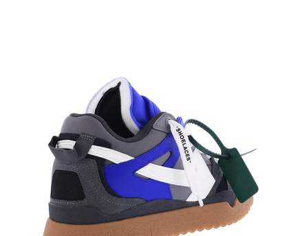 Men's Off White Men Mid -Top Sponge Sneaker In Blue