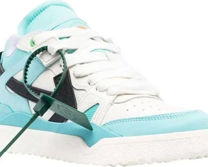 Men's Off White Men Mid -Top Sponge Sneaker In Turquoise Black