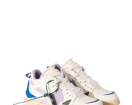 Men's Off White Men Mid -Top Sponge Sneaker In White Lilac