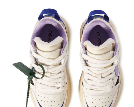 Men's Off White Men Mid -Top Sponge Sneaker In White Lilac