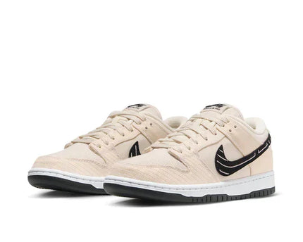 Men's SB Dunk Low x Albino & Preto Pearl White Shoes