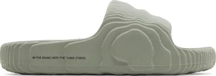 Men's Adilette Slide Silver Green