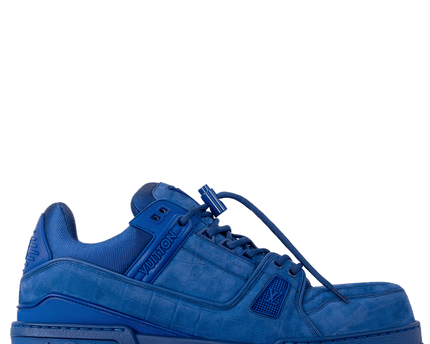 Men's Louis Vuitton LV Maxi Trainers Blue Shoes