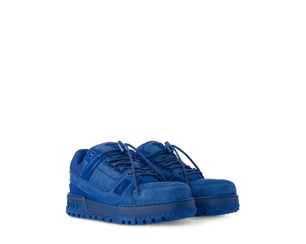 Men's Louis Vuitton LV Maxi Trainers Blue Shoes