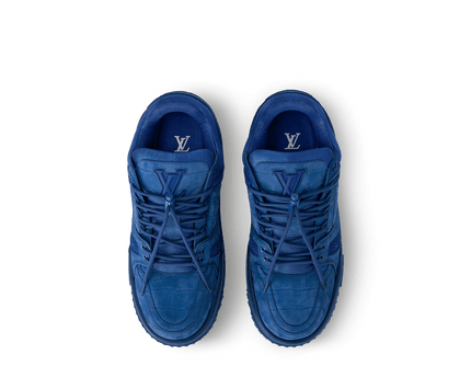 Men's Louis Vuitton LV Maxi Trainers Blue Shoes