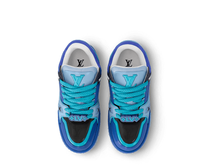 Men's Louis Vuitton LV Maxi Trainers Blue 2 Shoes