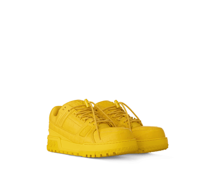 Men's Louis Vuitton LV Maxi Trainers Yellow Shoes