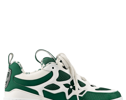 Men's Louis Vuitton LV Skate Trainers Green Shoes