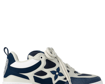 Men's Louis Vuitton LV Skate Trainers Navy Shoes