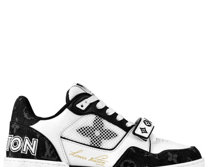 Men's Louis Vuitton LV Trainers Black 2 Shoes