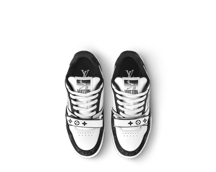 Men's Louis Vuitton LV Trainers Black 2 Shoes