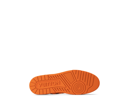 Men's Louis Vuitton LV Trainers Orange Shoes