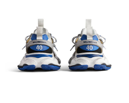 Men's Cargo Sneaker In Grey White Blue