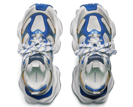 Men's Cargo Sneaker In Grey White Blue