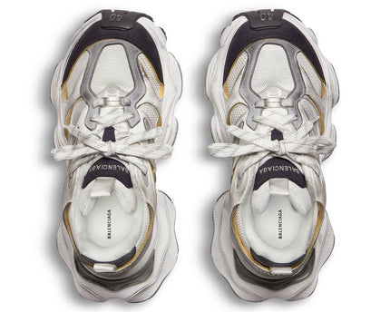 Men's Cargo Sneaker In White Grey