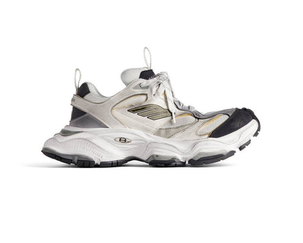Men's Cargo Sneaker In White Grey