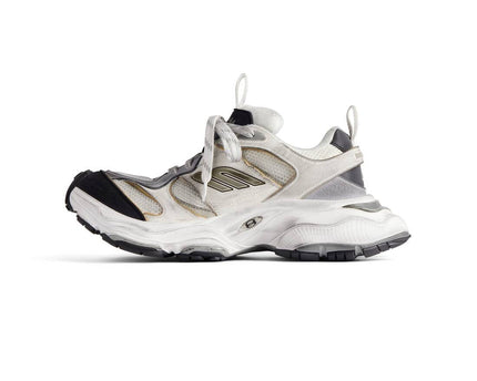Men's Cargo Sneaker In White Grey