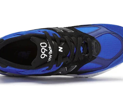 Men's New Balance 990v2 Blue Suede Shoes