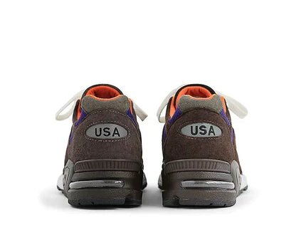 Men's New Balance 990v2 Brown Purple Shoes