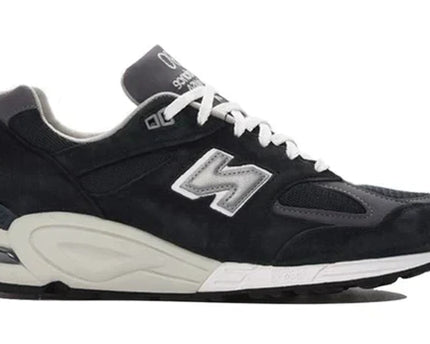 Men's New Balance 990v2 Navy White Shoes
