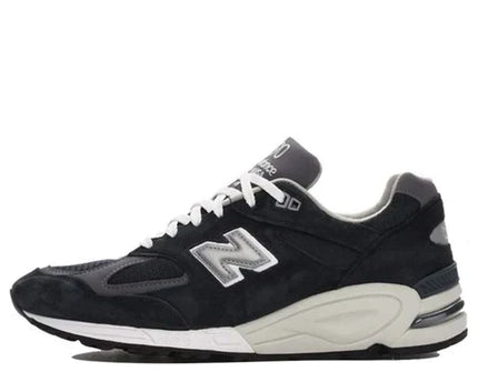 Men's New Balance 990v2 Navy White Shoes