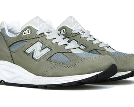 Men's New Balance 990v2 Steel Blue Shoes