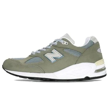 Men's New Balance 990v2 Steel Blue Shoes