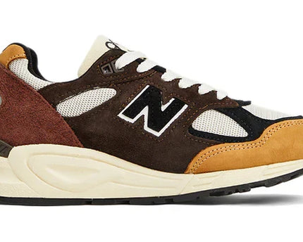 Men's New Balance 990v2 Teddy Santis Black Tan Shoes