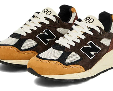 Men's New Balance 990v2 Teddy Santis Black Tan Shoes