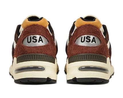 Men's New Balance 990v2 Teddy Santis Black Tan Shoes