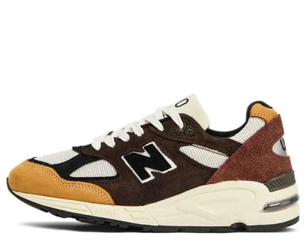 Men's New Balance 990v2 Teddy Santis Black Tan Shoes